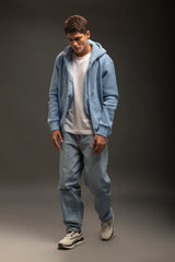 Heavy Zip Front Hoodie