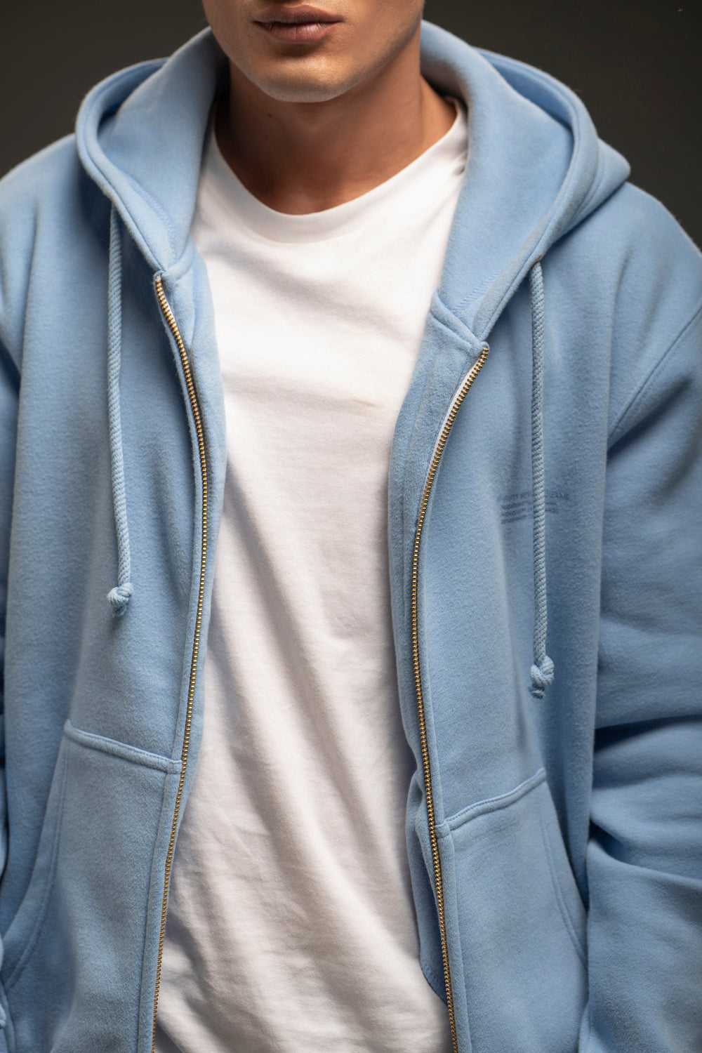 Heavy Zip Front Hoodie