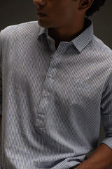 Cotton/Linen Yarn Dyed Shirt