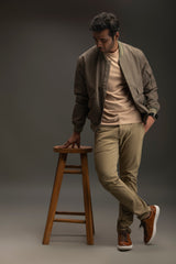 100% Cotton Twill Bomber Jacket