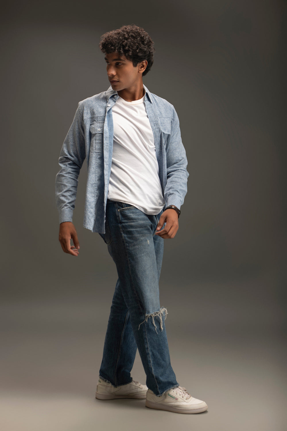 Cargo Pocket Button Down Shirt