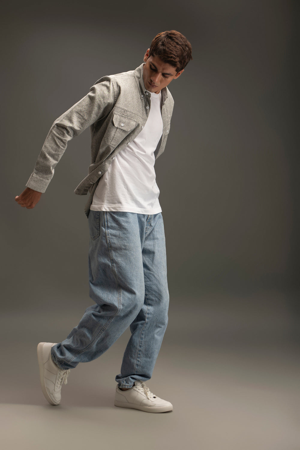 Cargo Pocket Button Down Shirt