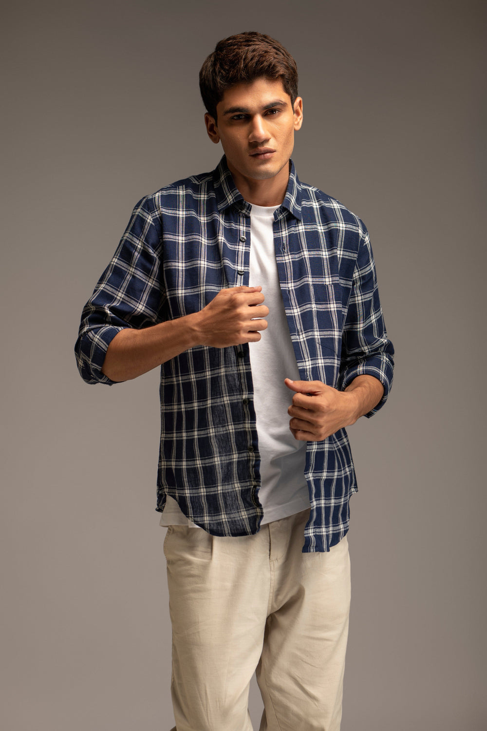 Cotton Yarn Dyed Shirt