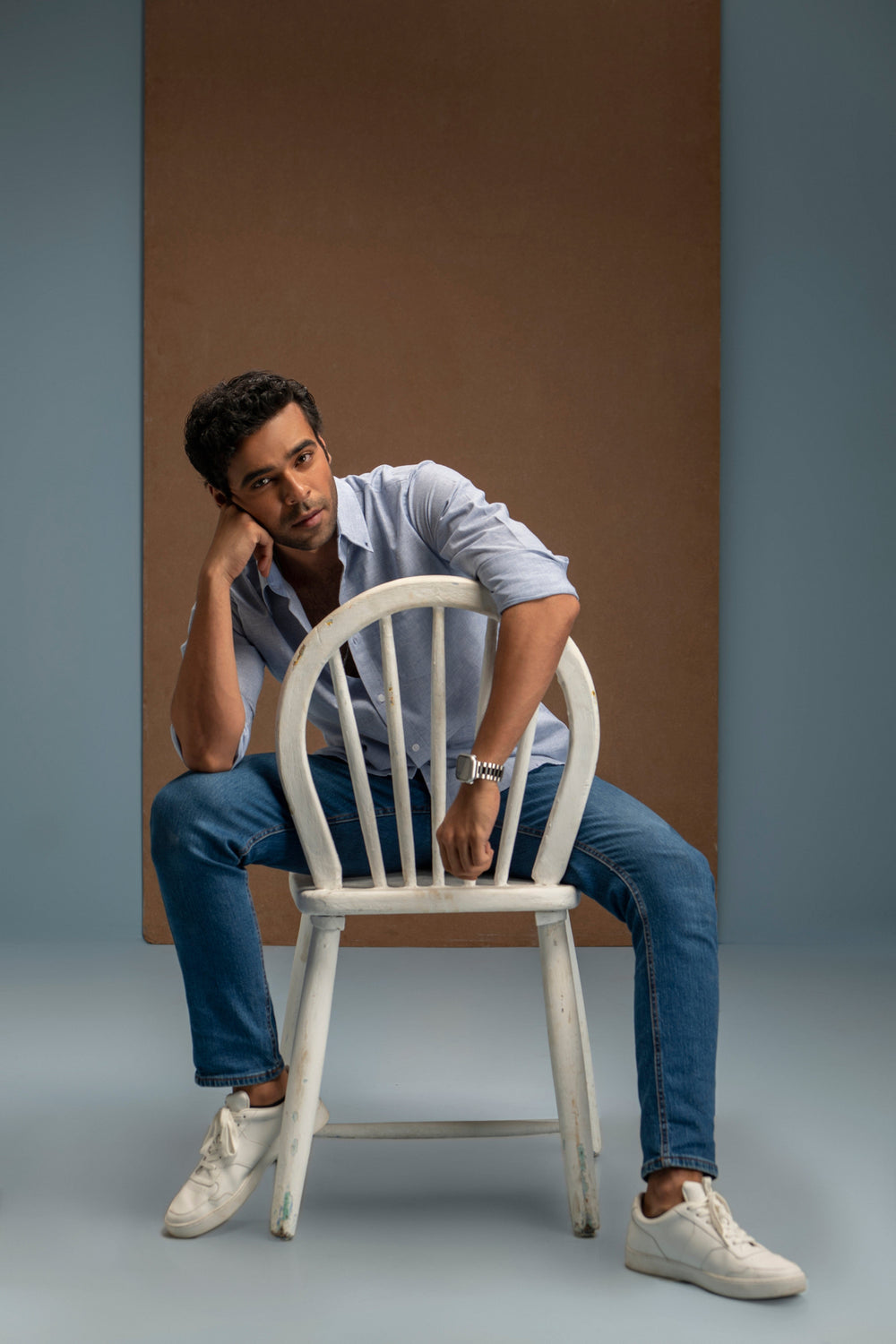 Yarn Dye Cotton Slub Shirt