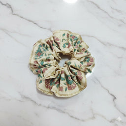Block Print Scrunchies
