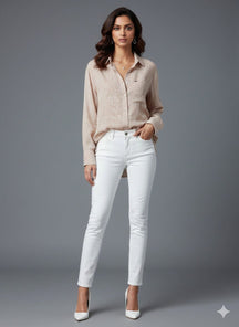 Heathered Linen loose Shirt