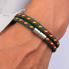 Men’s Double-Layer Braided Rope Bracelet
