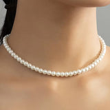 French Style Ball Pendant Necklace
