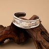 Distressed Open Cuff Bangle