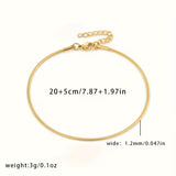 Elegant Stainless Steel Anklet for Women