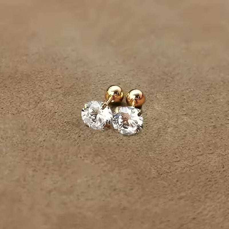 Stainless Steel Golden Four-claw Twisted Round Ball
