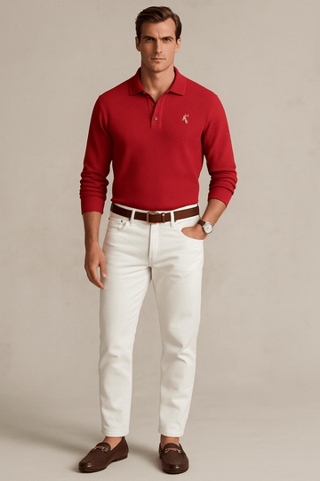 Bamboo long Sleeves Polo