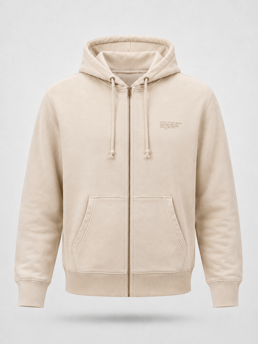 Heavy Zip Front Hoodie