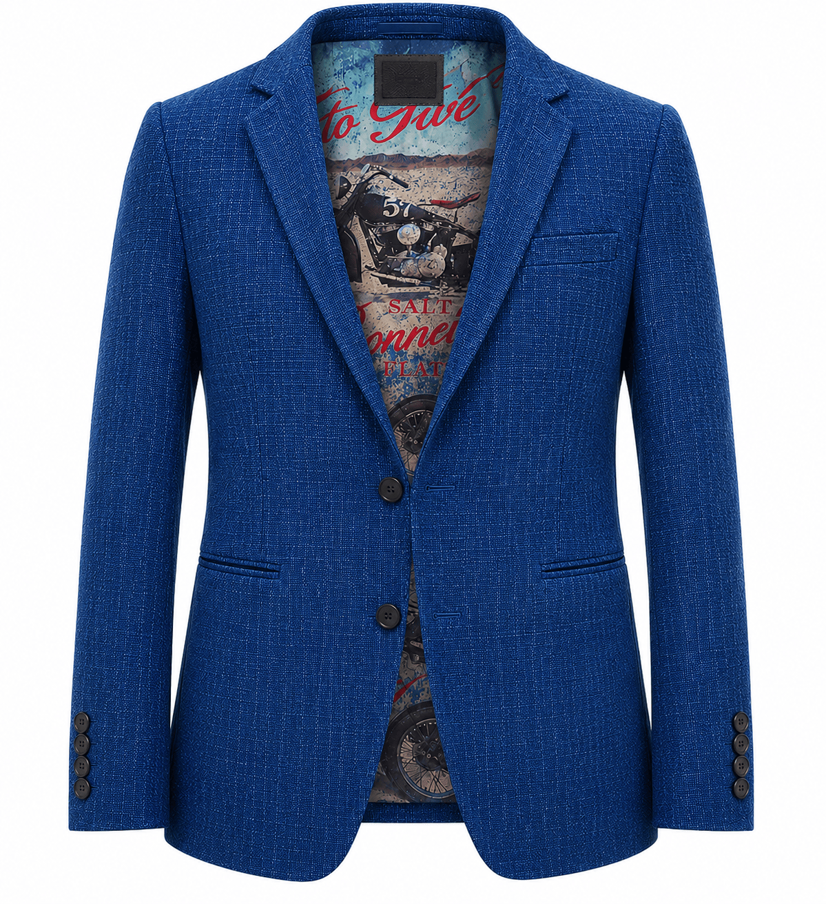 Men's Organic Indigo Dye Sporty Blazer