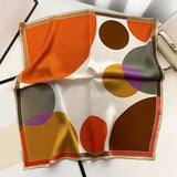 100% Mulberry Silk Bohemian Scarf – Elegant Neck Scarf for Women