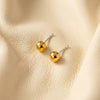 Minimalist Round Ball Stud Earrings