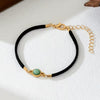 Retro Velvet Gemstone Anklet