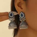 Pair of EuropeanAncient Silvery Earrings