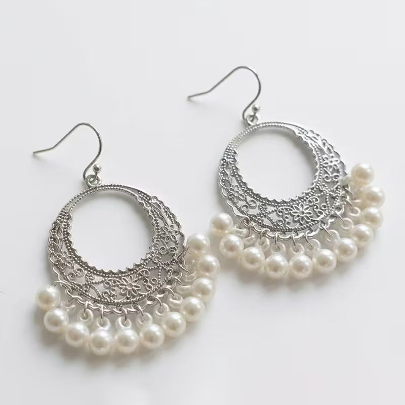 Vintage Boho Geometric Dangle Earrings