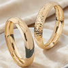 2-Piece Retro Punk Gold Bracelet Set