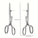 Minimalist Irregular Vintage Metal Earrings