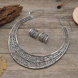 Vintage 3-Piece Choker & Earrings Set