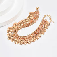 Vintage-Inspired Golden Tassel Anklet