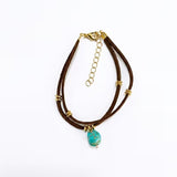 Vintage Bohemian Turquoise Charm Bracelet