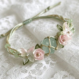 Handwoven Floral Adjustable Bracelet