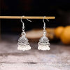 Boho Pearl Tassel Alloy Earrings
