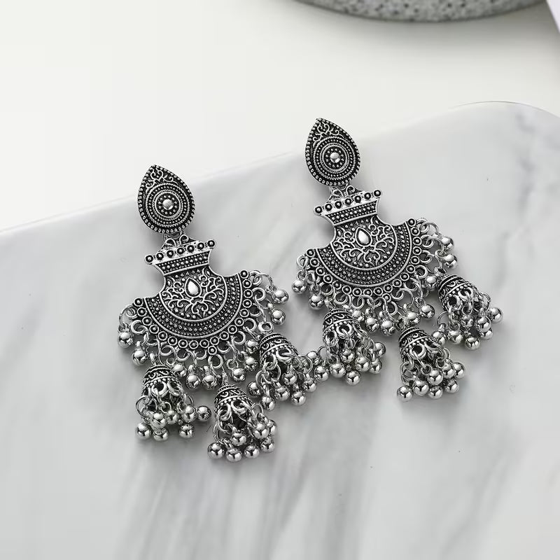 New Hot Bohemian Style Retro Ethnic Bell Earrings