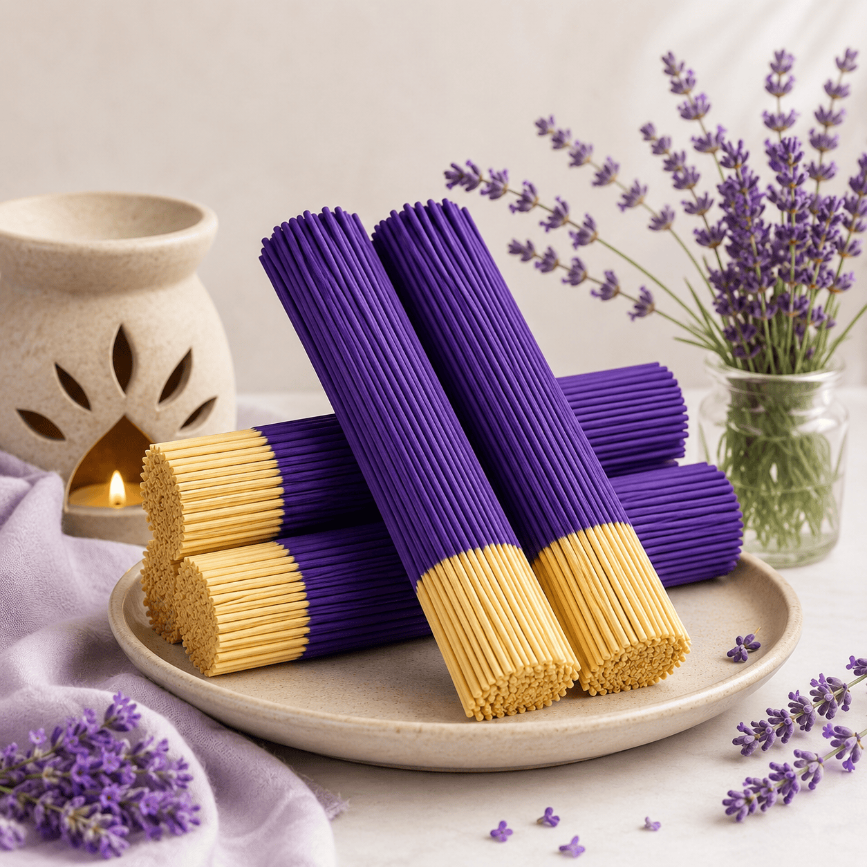 Premium Lavender Incense Sticks – 22cm