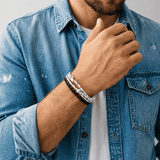 2-Piece Adjustable Rope Bracelet Set