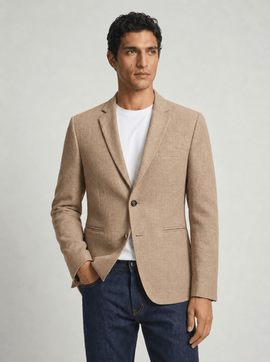 The Handloom Brown Blazer – Racewear Edition