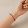 Colorful Natural Stone Beaded Bracelet