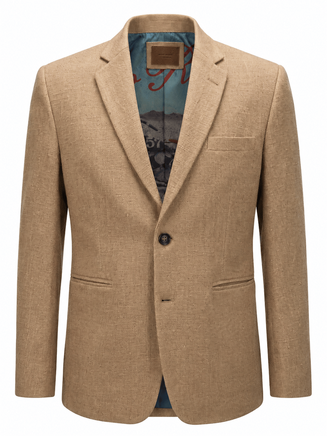 The Handloom Brown Blazer – Racewear Edition