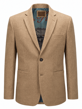 The Handloom Brown Blazer – Racewear Edition