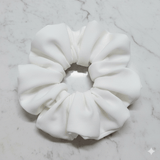 White Scrunchies