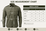 Men's Olive MilitaryCargo Shirt