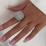 Fashion Minimalist Style Openwork Ring