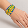 Bohemian Multicolor Double-Wrap Bracelet